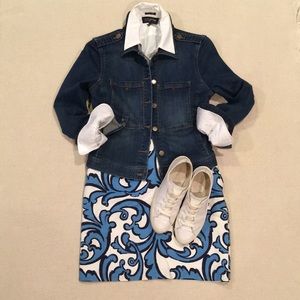 Merona Scroll Pattern Skirt 2